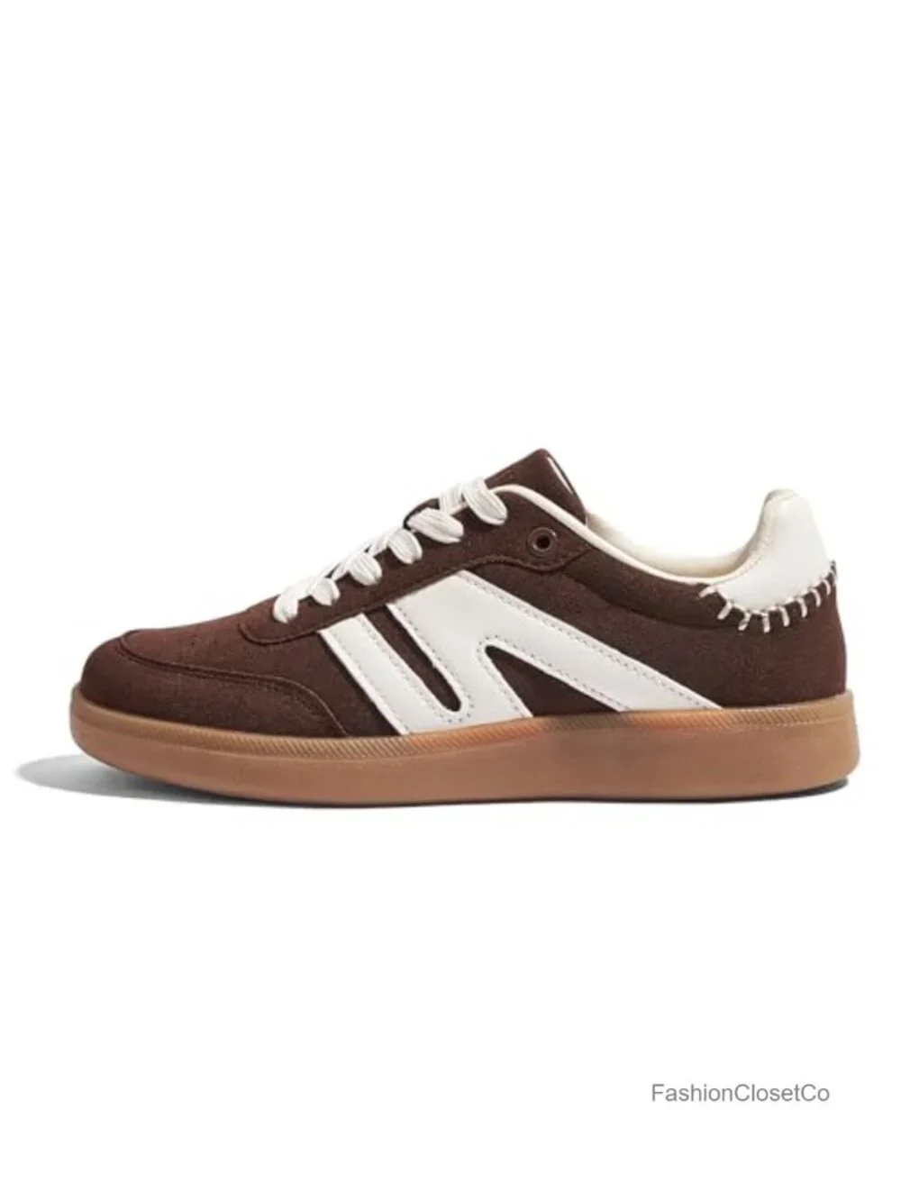 Classic Retro Gum Sole Suede & Genuine Leather Women's Sneakers Casual Skate
